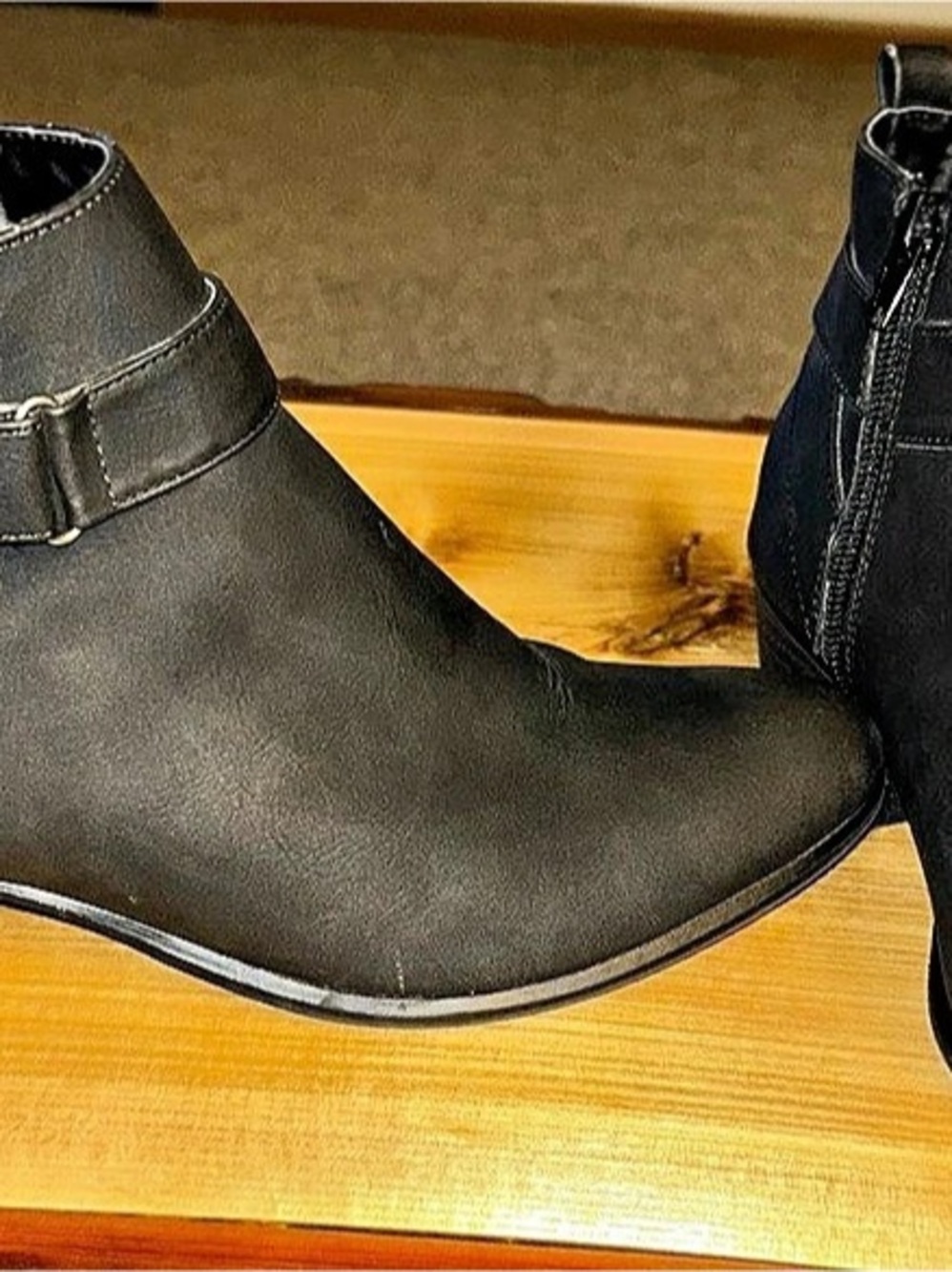 Unionbay Tilly Black Ankle Boots US 8.5